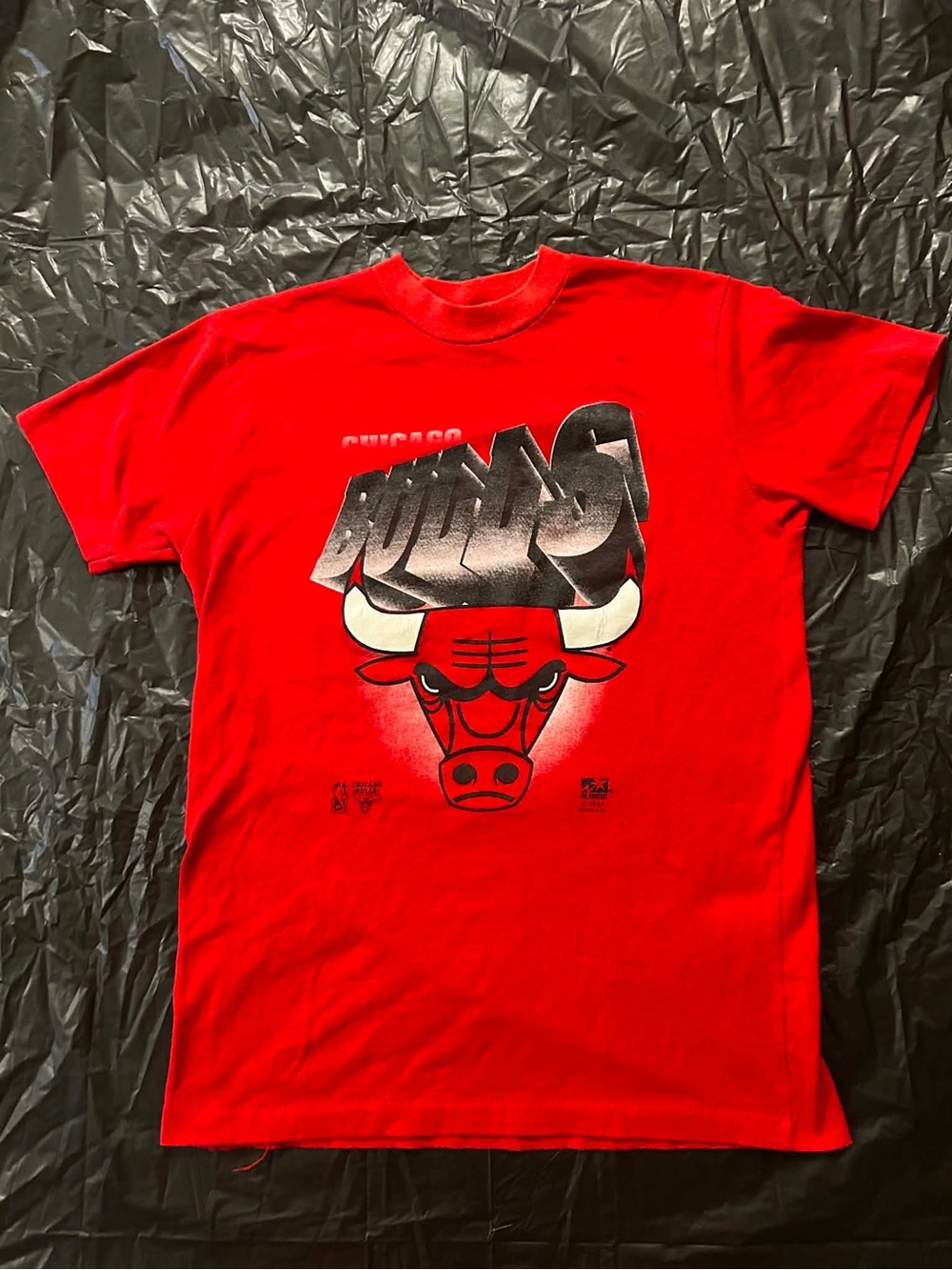 Chicago Bulls Red Graphic Tee - Children’s Crew Neck Shirt